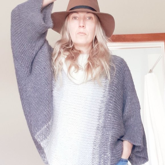 Wooden Ships Sweater Poncho - Picture 1 of 4